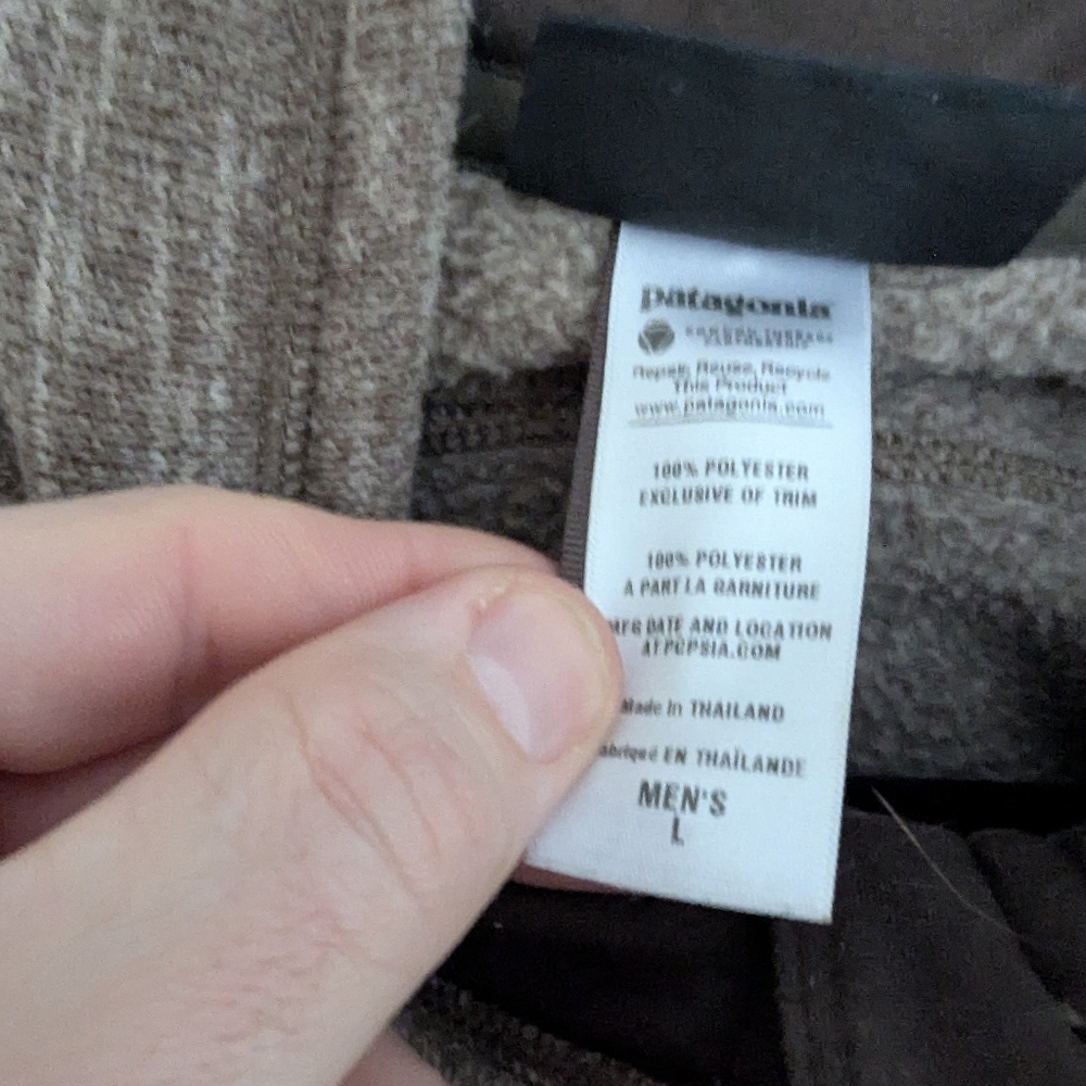 Patagonia Tan Full-Zip Jacket - Picture 2 of 2